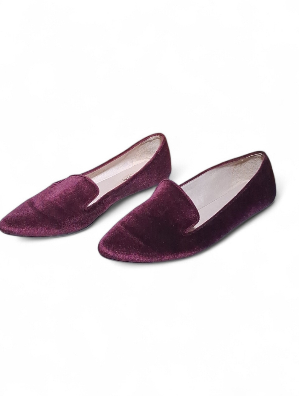 Gianni Bini Velvet Slip on Flats Purple 8M